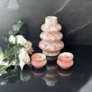 Blush Spiral Vase